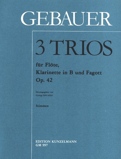 F.R. Gebauer: 3 Trios op. 42, FlKlarFag (Stsatz)