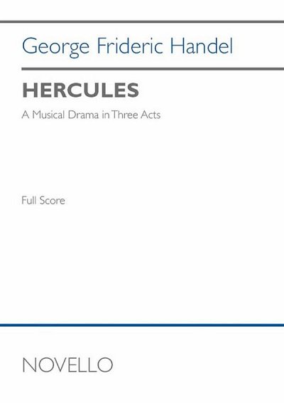 G.F. Haendel et al.: Hercules (Ed. Peter Jones) (Full Score)