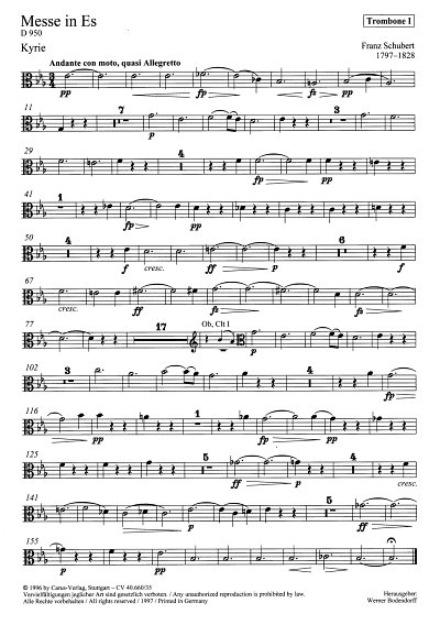 F. Schubert: Messe 6 Es-Dur D 950