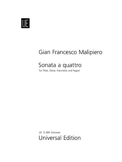 G.F. Malipiero: Sonata a quattro  (Stsatz)