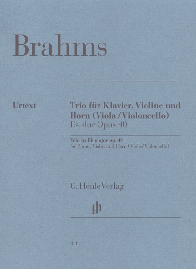 J. Brahms: Trio Es-dur op. 40, VlHrnKlav (Pa+St)