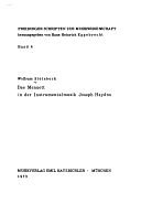 W. Steinbeck: Das Menuett in der Instrumentalmusik Hayd (Bu)