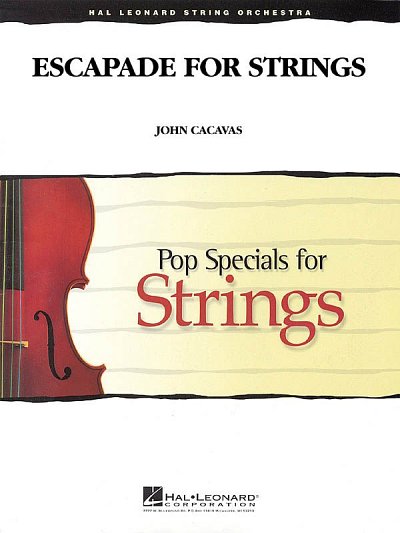 J. Cacavas: Escapade for Strings, Stro (Pa+St)