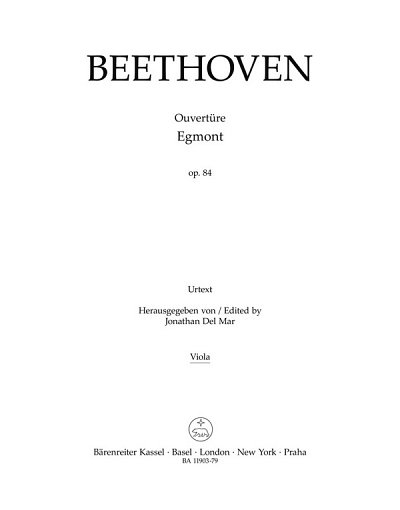 L. van Beethoven: Ouvertüre "Egmont" op. 84
