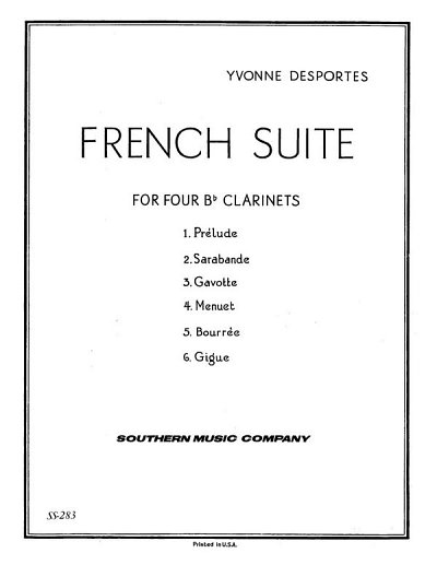 Y. Desportes: French Suite, 4Klar (Part.)