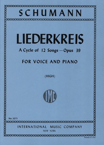 AQ: R. Schumann: Liederkreis Op. 39 (Ted.-Ingl.) (K (B-Ware)