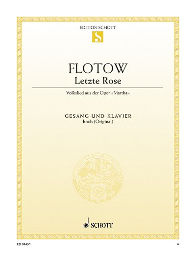 DL: F. v. Flotow: Letzte Rose, GesHKlav
