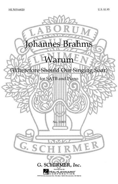 J. Brahms: Warum, GchKlav (Chpa)