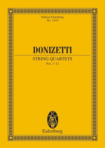 G. Donizetti: Streichquartette