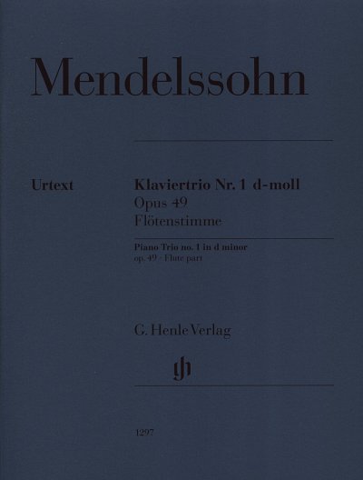F. Mendelssohn Barth: Klaviertrio Nr. 1 d, Fl/VlVcKlavi (Fl)