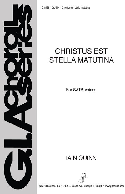 I. Quinn: Christus est Stella Matutina, GchKlav (Part.)