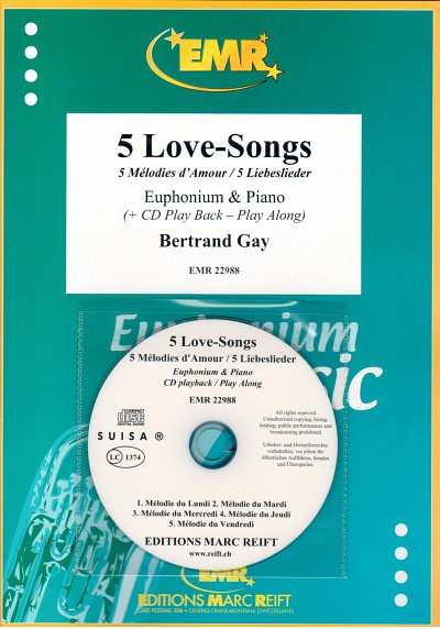 B. Gay: 5 Love-Songs, EuphKlav (+CD)