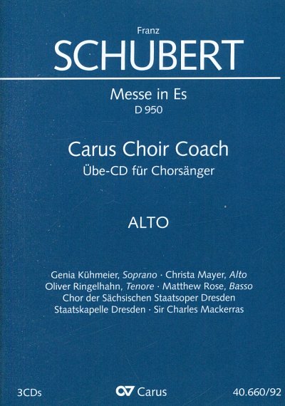 F. Schubert: Messe in Es - Carus Choir, 5GesGchOrch (CD Alt)