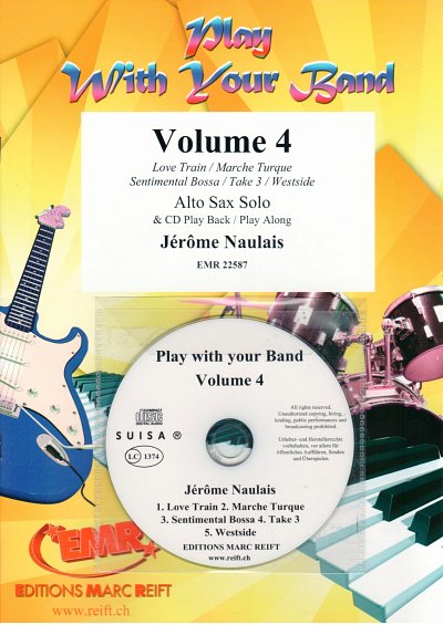 J. Naulais: Play With Your Band Volume 4, Asax (+CD)