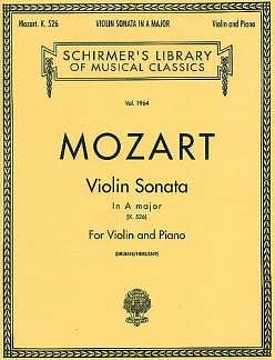 W.A. Mozart: Sonata in A, K.526, VlKlav (KlavpaSt)