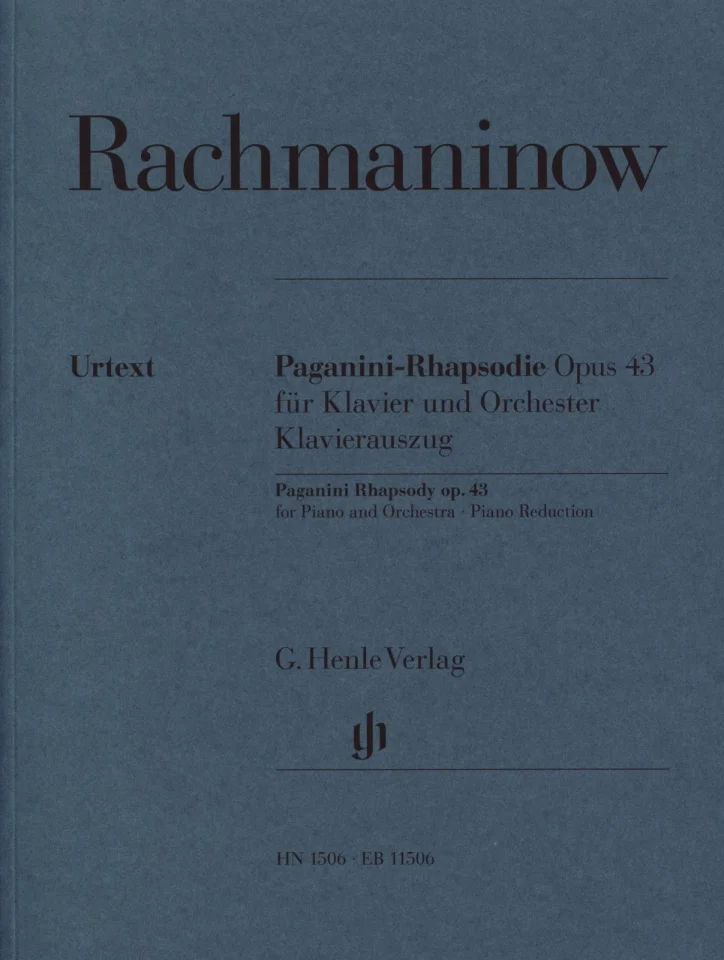 S. Rachmaninow: Rapsodie sur un thème de Paga, KlavOrch (KA) (0)