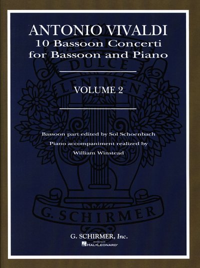 A. Vivaldi: 10 Bassoon Concerti, Vol. 2, FagKlav (Bu)
