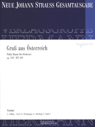 J. Strauß (Sohn): Gruß aus Österreich op. 359/RV, Sinfo (Pa)