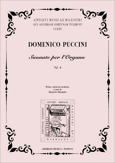 D. Puccini: Sonate Per Organo Vol. 4, Org