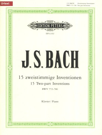 J.S. Bach: 15 zweistimmige Inventionen BWV 772-786, Klav
