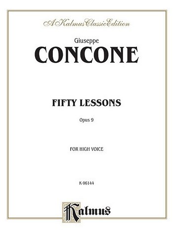 G. Concone: Fifty Lessons, Op. 9, GesH (Bu)