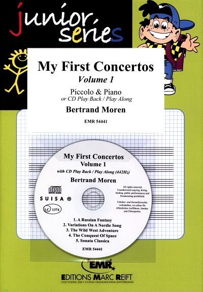 B. Moren: My First Concertos Volume 1, PiccKlav (+CD)
