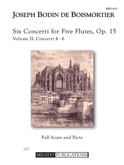 Six Concerti For Flute Flutes, Op. 15, Volume II, FlEns (Bu)