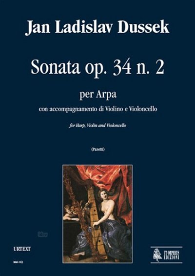 D.J. Ladislaus: Sonata op. 34/2, VlVcHarf (Pa+St)