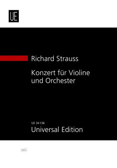 R. Strauss: Konzert d-Moll op. 8, VlOrch (Stp)