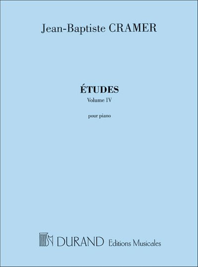 J.B. Cramer: Etudes, Volume Iv, Pour Piano