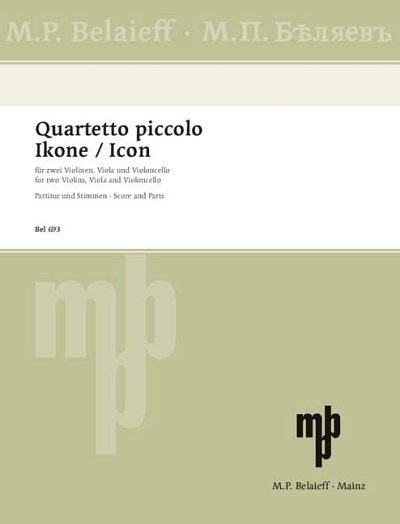 DL: V. Silvestrov: Quartetto piccolo - Ikone, 2VlVaVc (Pa+St