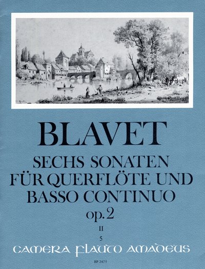 M. Blavet: Sechs Sonaten op. 2, FlBc (KlavpaSt)