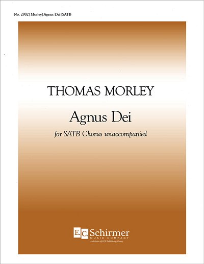 T. Morley: Agnus Dei, Gch;Klav (Chpa)