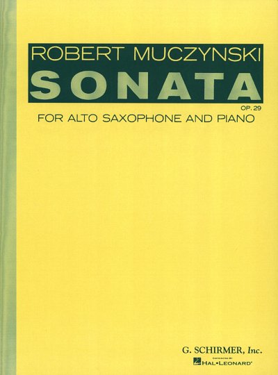 R. Muczynski: Sonata, Op. 29, ASaxKlav (Bu)