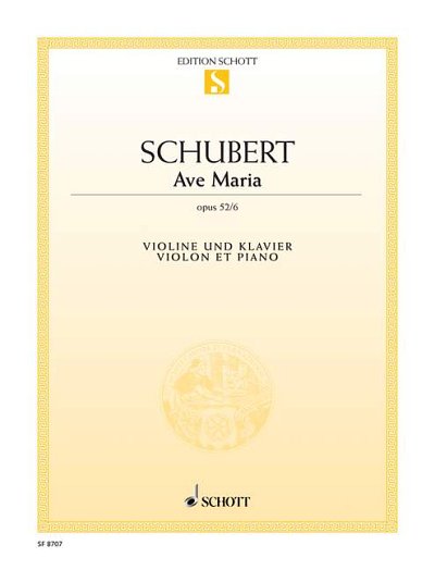 DL: F. Schubert: Ave Maria Es-Dur, VlKlav