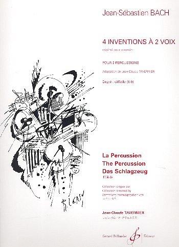 J.S. Bach: 4 Inventions A 2 Voix, Perc