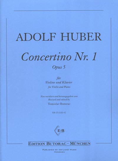 A. Huber: Schueler-Concertino Nr. 1 op. 5, VlKlav (KlavpaSt)