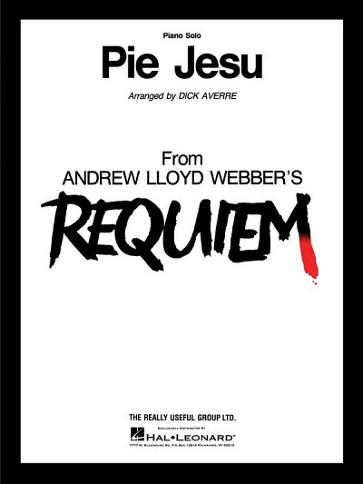A. Lloyd Webber: Pie Jesu - Piano Solo, Klav