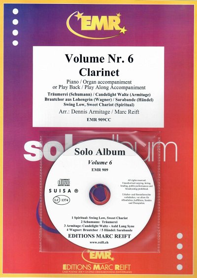 M. Reift: Solo Album Volume 06, KlarKlv/Org (+CD)