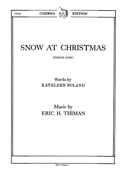E. Thiman: Snow At Christmas (Chpa)