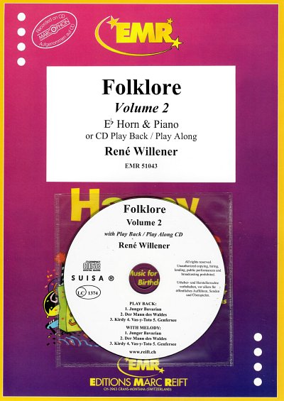 R. Willener: Folklore Volume 2, HrnKlav (+CD)