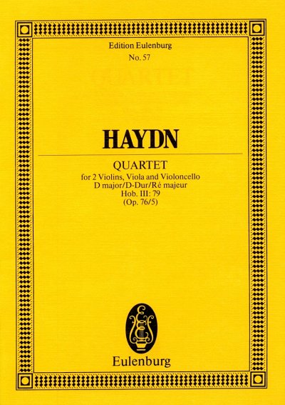 J. Haydn: Streichquartett , "Celebrated Largo" D-Dur op. 76/5 Hob. III: 79