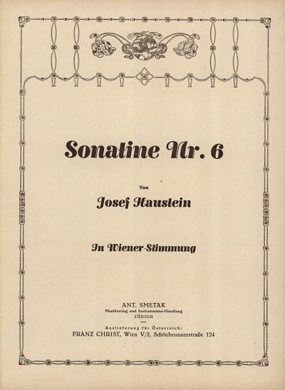 J. Haustein: Sonatine Nr. 6 op. 82