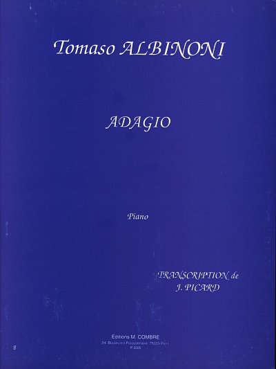 T. Albinoni: Adagio, Klav
