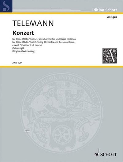 G.P. Telemann: Konzert c-Moll  (Klavdir)