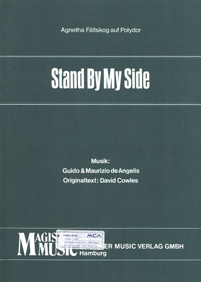 G. de Angelis: Stand by my side, GesKlaGitKey (EA)