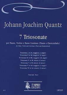 J.J. Quantz: 7 Triosonate per Flauto, Violin, FlVlBc (Pa+St)
