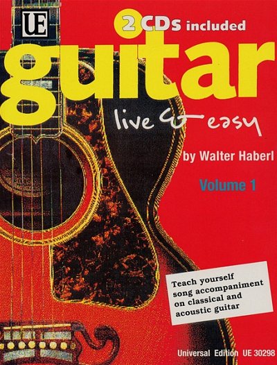 Haberl, Walter: UE Guitar live & easy; with 2 CD's Band 1