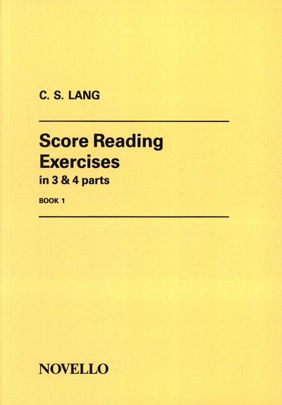 C.S. Lang: Score Reading Exercises Book 1 (Part.)