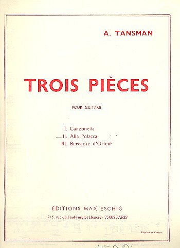 A. Tansman: Trois Pièces - No. 2 Alla Polacca